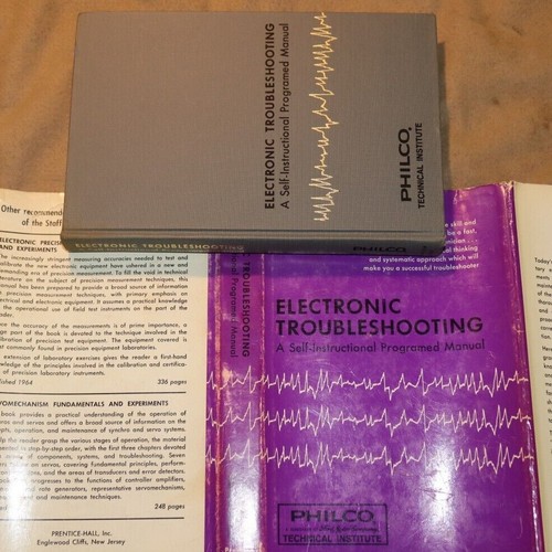 Electronic troubleshooting a - electronic, troubleshooting;