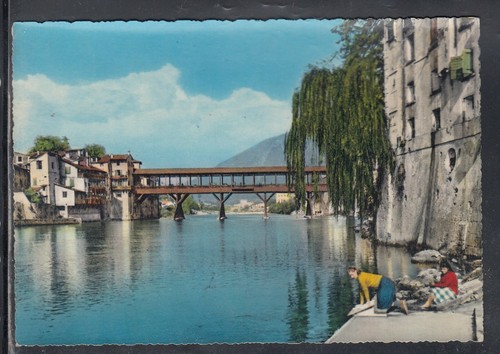 Cartolina bassano del - del, grappa