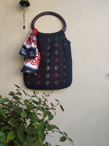 Borsa fatta mano uncinetto - a,