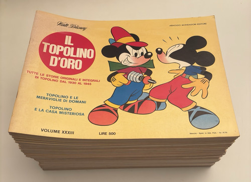 Topolino oro walt disney - walt,