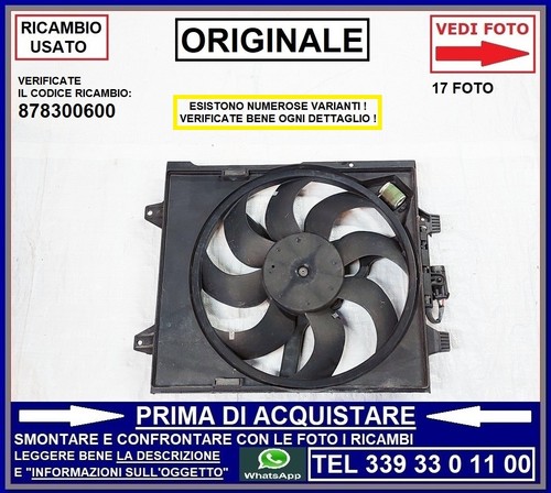 Ventola radiatore originale - radiatore,