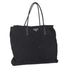 Borsa a mano Prada nylon nero