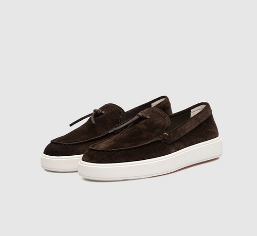Santoni lacetto dark - santoni, brown