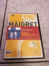 DVD LE INCHIESTE DEL COMMISSARIO MAIGRET - MAIGRET SOTTO INCHIESTA (GINO CERVI)