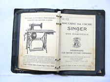 VECCHIO CATALOGO  MACCHINA DA CUCIRE SINGER 1923 SARTA TESSILE MODA