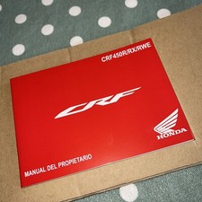 Honda CRF450 Manuale d'uso /