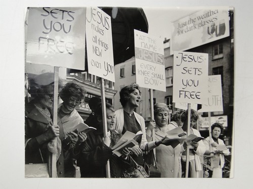 Christian protest jesus - christian, christ