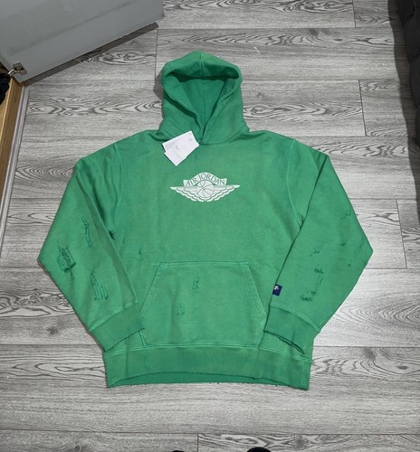 Felpa con cappuccio verde - , uomo