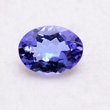Blue Radiance~ VVS 1,10 Cts Tanzanite Naturale Ovale Taglio Sfaccettato Pietra Preziosa Sciolta