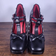 Goth Punk T-Strap Mary Jane