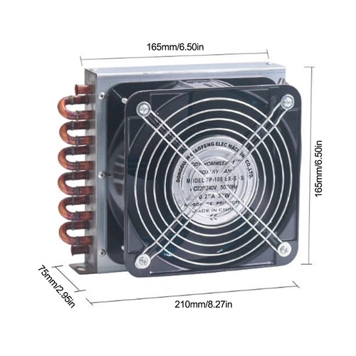 210 165 150fan condensatore - 210*75*165+150fan,