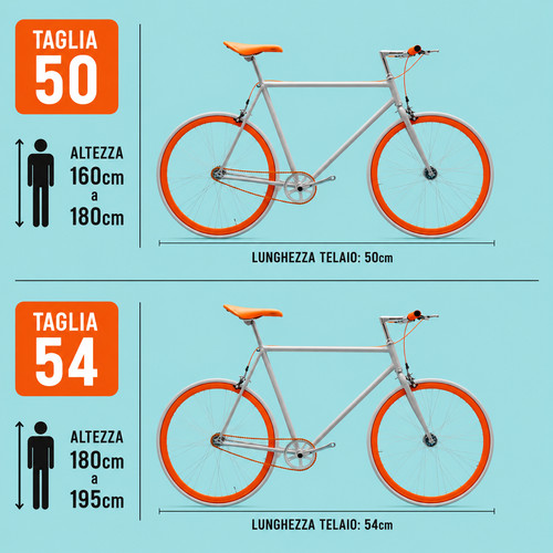Bici fixed single - , 28