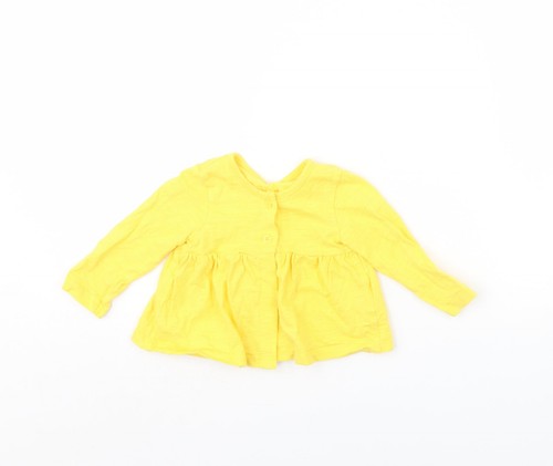 Giacca gialla per bambina