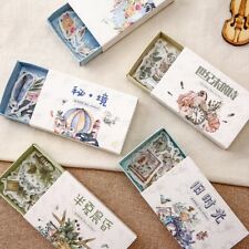 40 pezzi adesivi carta washi vintage fiori mascheratura scrapbooking fai da te diario decorazione