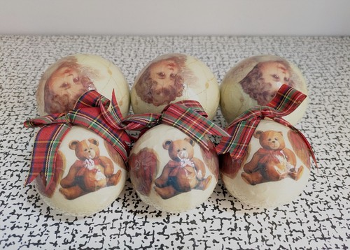 Bombole decoupage cartapesta