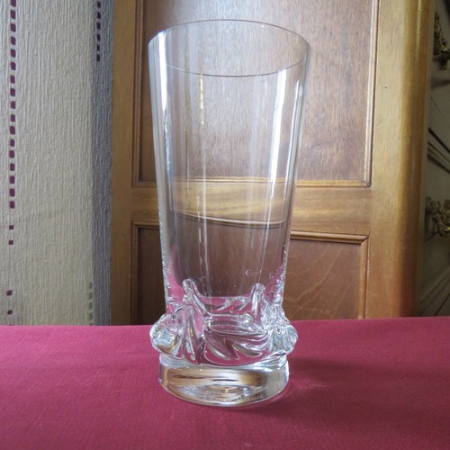Verre orangeade en cristal - verre, a