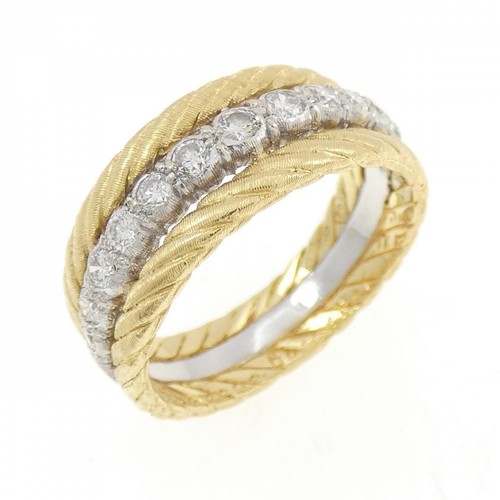 Autentico anello con diamanti
