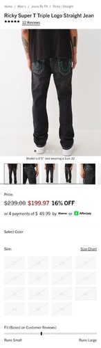 Jeans dritti true - true, da