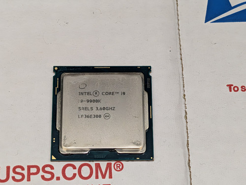 Intel core 9900k srels - intel,