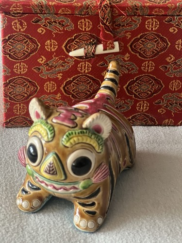 Statuina tigre cinese - , vintage