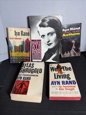 Lot of 5 Ayn Rand Paperbacks