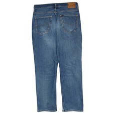 Jeans uomo Lee blu denim gamba