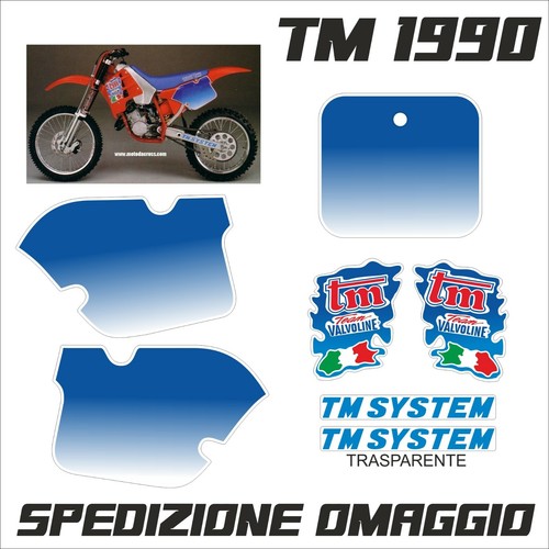 1990 cross adesivi in - tm,
