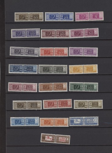 Italia pacchi postali - postali, mnh**