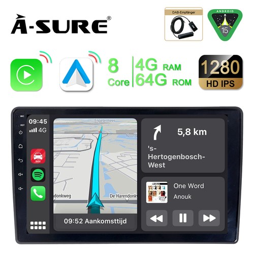Dab 64gb android 15 - dab+,