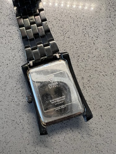 Guess mens black - black, watch