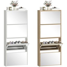 HOMCOM Mobile Scarpiera a 4