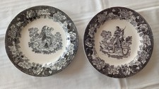 Coppia di piatti antichi