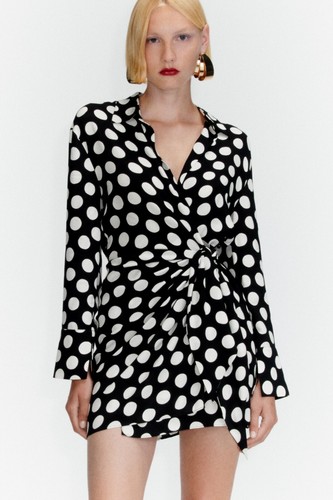 Abito donna zara mini pois - mini,