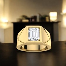 Anello a fascia da uomo in oro