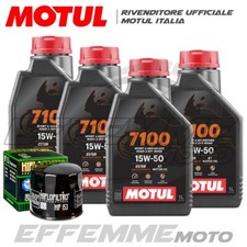 Tagliando DUCATI Monster 821 2014 2015 2016 2017 MOTUL 7100 15W50 + Filtro olio