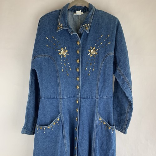 Maxi abito denim - , grande