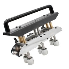 Curvatrice a rulli per bordi a 3 stazioni strumento di piegatura lamiera per 0-90 gradi