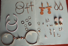 Lotto bigiotteria orecchini  anelli bracciale usati per shooting fotografico