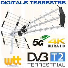 ANTENNA TV DIGITALE TERRESTRE UHF ESTERNA ALTO GUADAGNO CON FILTRO 5G