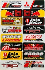 Adesivi moto scooter red bull toyota mitsubishi 4x4 rally off road ralli art