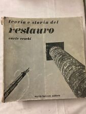Teoria e storia del restauro -