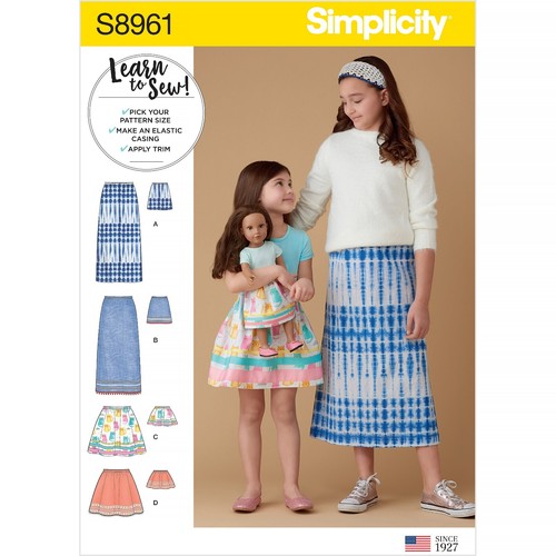 Semplicità 8961 gonne bambina - 8961,
