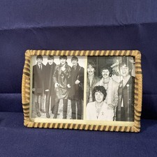 Vintage Wooden Tray With Tiled