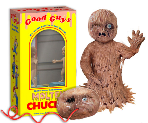 Molten chucky figure killer - chucky,
