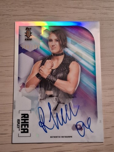 2020 wwe topps chrome rhea - wwe,
