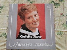 GIULIETTA SACCO FENESTA VASCIA LP 33 GIRI CANZONE NAPOLETANA ZEUS RECORD  NUOVO!