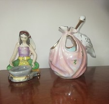 Coppia Di Statuine Girardi Ceramica Vintage