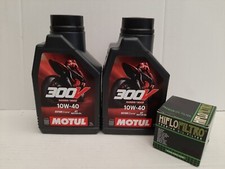 Olio Motul 300V 10W40 / Filtro olio HM Moto 125 Trail Locusta 4T anno 11 - 15