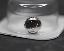New rolex 605 steel crown - new,