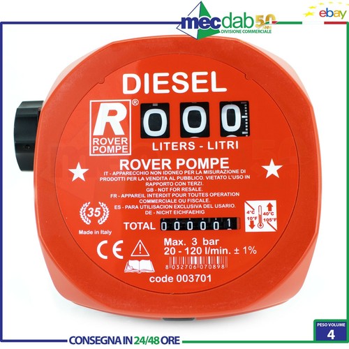 Contalitri meccanico per pompa - contalitri,